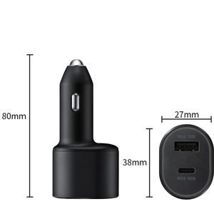 Автомобильное зарядное устройство D1773 Cargador de auto super rapida turbo power 45 Вт + 15 Вт usb c - Product Image 2