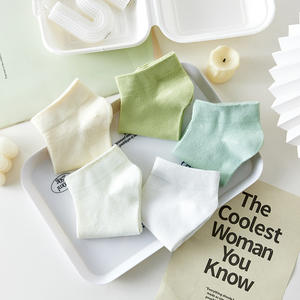 Femmes printemps été antibactérien tricoté coupe basse court mince décontracté Polyester/coton <span class=keywords><strong>chaussettes</strong></span> à la mode couleur unie <span class=keywords><strong>chaussettes</strong></span> de maternité - Product Image 4