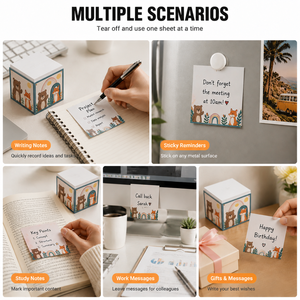 Bloc de Notas Personalizado con Impresión de Logotipo, Bloc de Notas Adhesivas para Escritorio, Papelería para Oficina, Escuela, Hogar, Regalos Promocionales - Product Image 4