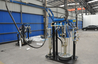 Extrudeuse isolante de mastic de silicone de composant du verre deux pour la machine en verre de double vitrage d'IGU