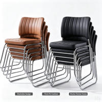 Les fabricants chinois vendent des chaises de conférence au design moderne et des chaises de bureau simples à structure métallique à des prix bas