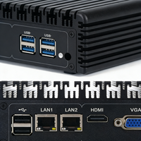 Mini Aio Computer Industrial Embedded Fanless Intel Core I7 Dual Network Dual Serial Port Mini Host Embedded Industrial Computer