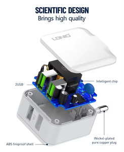 Ldnio A2201 Bán Buôn Trong Kho 12W Nhanh Tường Adapter Nhanh Chóng Sạc Di Động Sạc Điện Thoại Di Động Sạc Cho Tất Cả Các Điện Thoại - Product Image 4