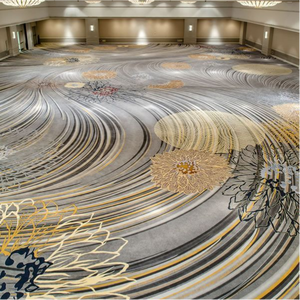 Tapis mural moderne simple tissé à la machine imprimé en 3D antidérapant pour chambre à coucher hôtel centre commercial couloir tapis en rouleau - Product Image 1