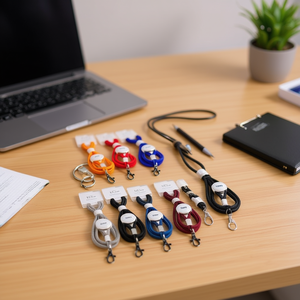 Laccetto da collo Ilan Lara 45 cm, accessorio per porta badge e portachiavi, set da 8 pezzi - Product Image 3