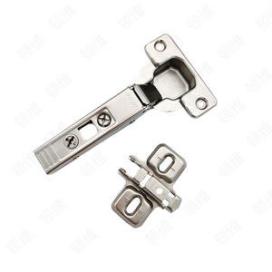 Charnière de meuble moderne à mortaise complète, fermeture amortie, en acier inoxydable, quincaillerie de mobilier - Product Image 3