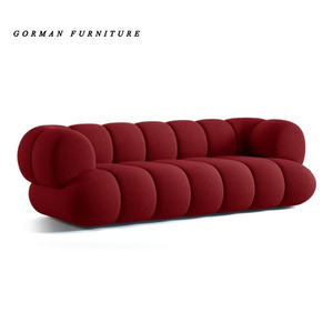 Rochburg sofá Intermede vintage tela italiana sala de estar en línea pequeño apartamento diseñador neumático sofá - Product Image 2