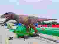 Modèle de robot animatronique de dinosaure électrique d'intérieur télécommandé pour adultes pour parc à thème en plein air pour enfants
