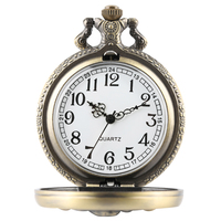 Recuerdo Vintage Collar Colgante Reloj Bronce Titanic Reloj de bolsillo con cadena Fob
