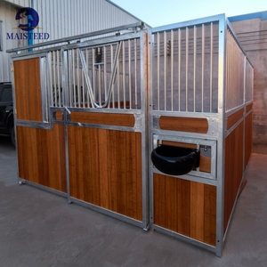 Establos para Caballos Prefabricados Galvanizados en Caliente, Estilo Europeo, con Comedero para Heno, Paneles de Lujo para Caballos - Product Image 6