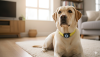 Collier d'entraînement de luxe pour animaux de compagnie avec AirTag, écologique, étanche IPX7, en acier inoxydable et plastique, durable, robuste et solide