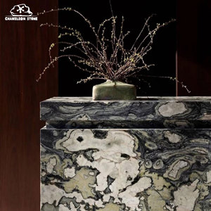 Chất lượng cao phong cách cổ điển đá cẩm thạch nhân tạo tấm đánh bóng đá thiêu kết axit kháng cho nội thất gạch bức tường lớn tấm hình thức - Product Image 4