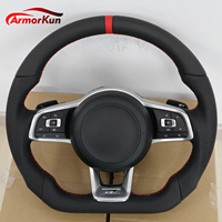 Volant de voiture en cuir perforé populaire pour VW Golf 7 Jetta GTI Polo Passat Sharan Scirocco