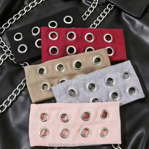 Bandeau large élastique style Y2K Punk pour fille, accessoire de <span class=keywords><strong>cheveux</strong></span> sportif de style européen et américain, design unique évidé - Product Image 1