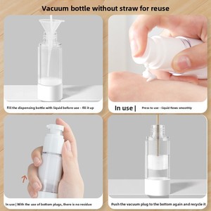 Juego de Botellas Separadoras al Vacío para Cosméticos, Base de Maquillaje, Agua Limpiadora, Loción en Spray, Almacenamiento de Viaje - Product Image 4