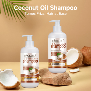 Champú de Aceite de Coco Mokeru - Cuidado Hidratante <span class=keywords><strong>para</strong></span> Cabello <span class=keywords><strong>Seco</strong></span> <span class=keywords><strong>y</strong></span> Dañado <span class=keywords><strong>con</strong></span> Extracto Natural de Coco, Control del <span class=keywords><strong>Frizz</strong></span> - Product Image 4