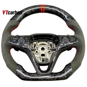 YTcarbon pour Astra J <span class=keywords><strong>OPC</strong></span> <span class=keywords><strong>GTC</strong></span> GS GSI accessoires intérieurs de voiture Style de course volant en Fiber de carbone - Product Image 3