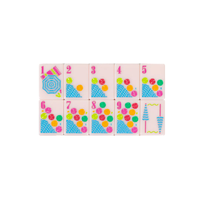 Luxuriöses Modernes Amerikanisches Rosa Acryl-Mahjong-Set mit 160 Steinen von My Fair Mahjong, Langlebig, Umweltfreundlich, Faltbar, Tragbar, Handbemalt