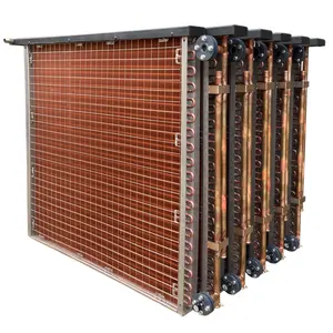 YKF OEM factory direct sales finned tube heat exchanger water cooled condenser anti-corrosion and energy saving