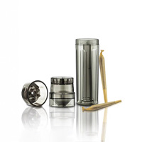 Entonnoir multifonctionnel en plastique, broyeur à cigarettes intégré, machine à broyer, trompette, rangement pour rouleaux
