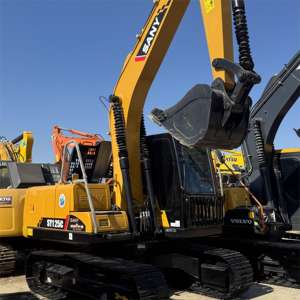 รถขุดไฮดรอลิกแบบตีนตะขาบยี่ห้อซานี่ SY125C มือสองคุณภาพสูง ขนาด 12.5 ตัน ราคาถูก เหมาะสำหรับงานขุด - Product Image 2