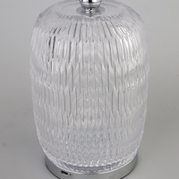 Lampe de table LED petite en verre cristal chromé pour la décoration de la maison, chambre à coucher, chevet, bureau