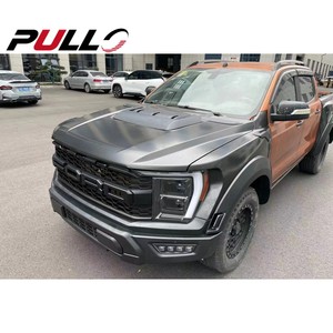 Nuevo kit de carrocería de alta calidad para <span class=keywords><strong>Ford</strong></span> <span class=keywords><strong>Ranger</strong></span> 2012-2021 a 2021 F150 estilo Raptor Incluye rejilla de capó de parachoques delantero y trasero - Product Image 5