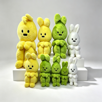 Peluche Lapin Mignon, Poupée Lapin en Peluche Multi-Tailles et Multi-Couleurs, Peluche Lapin Douce pour Décoration Intérieure et Machine à Griffes, Personnalisation OEM
