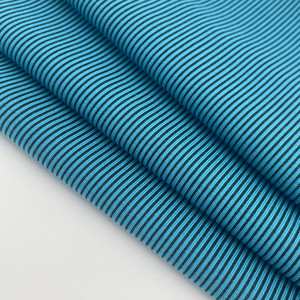 Thời trang mới dệt kim spandex vải căng nhuộm kẻ sọc kiểm tra cho đồng phục học sinh Áo sơ mi & Váy ngủ - Product Image 2