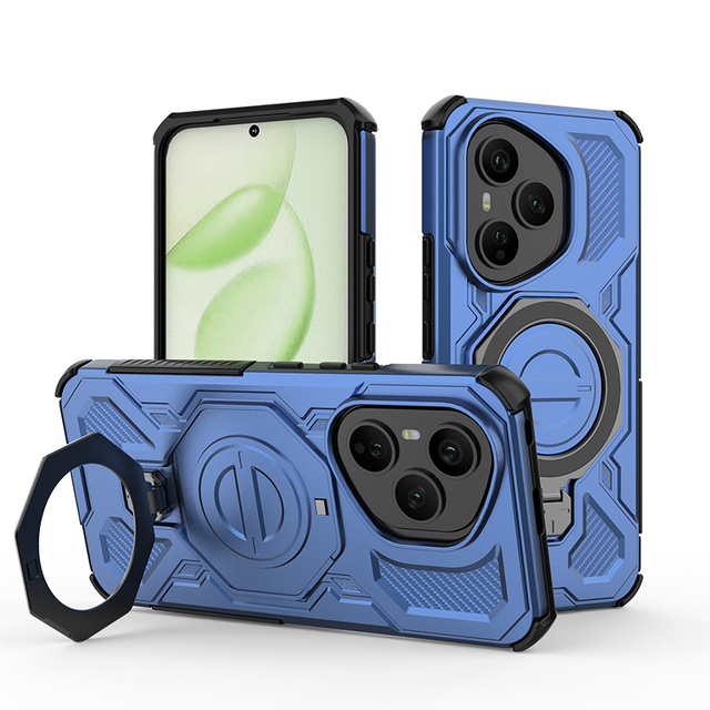 Custom TPU PC 2 in 1 Phone Case for Honor 400pro 200lite X60 Pro Rugged Matte Back Cover Protective Housing with Rotating Holder