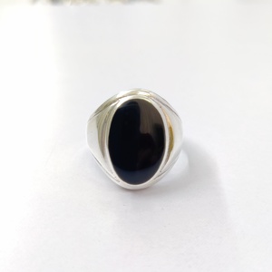 Anillo de Ónice Negro, Anillo de Plata de Ley 925 con Piedra Preciosa, Ónice Negro, Colección Hecha a Mano, Anillos Finos, Joyería de Plata, Precio al por Mayor - Product Image 6