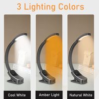 Lampe de poche club Led Luminosité en gros Petit mini menu de bureau rechargeable réglable sur clip de lumière de livre