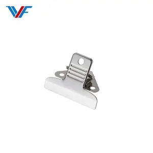 China Wholesale Rubber Corner A4 Document Metal Board Clips Stainless Steel Clipboard Clips Spring Clips For Stationery Accessor