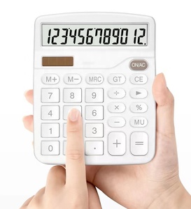 Máy Tính 837 Năng Lượng Kép Bảng Máy Tính Để Bàn Jumbo Kế Toán Kinh Doanh Văn Phòng Phẩm 12 Lớn Chữ Số Điện Tử LCD Tính Toán - Product Image 6