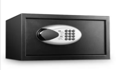 Caja Fuerte de Seguridad con Cerradura Electrónica Digital y de Llave, Acero Laminado en Frío, Color Negro, para Uso Doméstico y Hotelero - Product Image 2