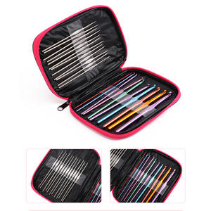 Vente directe d'usine métal 22 crochet laine crochet ensemble alumine <span class=keywords><strong>pull</strong></span> écharpe aiguille à tricoter fine dentelle aiguille - Product Image 4