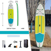Planche de SUP gonflable en PVC pour yoga aquatique et paddle surf, usage adulte, avec accessoires – Fournisseur direct usine