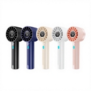 พัดลมพกพาขนาดเล็กแบบสวมใส่ได้ Aaoyun ชาร์จผ่าน USB ใช้ได้ทั้งในรถยนต์และกลางแจ้ง เหมาะสำหรับเป็นของขวัญในงานปาร์ตี้ - Product Image 3