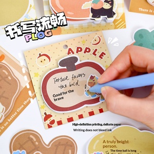 Cute Pony Shaped <b>Sticky</b> <b>Notes</b> Cartoon Hand Account Decorative Memo Stickers Adhesive Reusable <b>Notes</b> For Students - Product Image 2