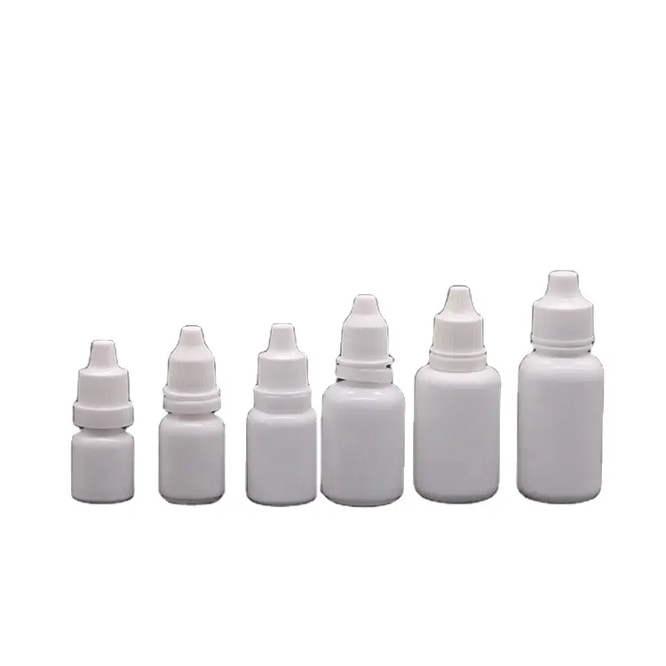 Empty Dropper Bottle Applicator Bottle Squeezable Eye Liquid Essential Oil Squeeze Bottle Small Dropper With Childproof Cap