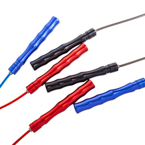 Cuerda para saltar de aleación de aluminio, 2,8 m, equipo de Fitness profesional para adultos, unisex, clásico, negro, azul cielo, rojo China - Product Image 1