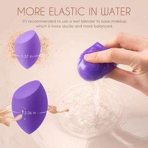 Tùy Chỉnh Cao Su Miễn Phí Vẻ Đẹp Miếng Bọt Biển 4x6Cm Vòng Hình Dạng Có Thể Giặt Nhãn Hiệu Riêng Trang Điểm Miếng Bọt Biển - Product Image 4