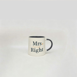 Set di Tazze per Coppie <span class=keywords><strong>Mr</strong></span> <span class=keywords><strong>Right</strong></span> & Mrs Always <span class=keywords><strong>Right</strong></span>, 2 Tazze da Caffè in Ceramica, Regalo per Matrimonio, Fidanzamento, Addio al Nubilato - Product Image 3