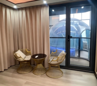 Hôtel conteneur préfabriqué en acier, modulaire, flottant, extensible, portable, entièrement équipé, prêt à l'emploi, de type capsule compacte, rapide à installer