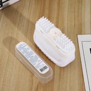 Limpiador de zapatos blancos con cepillo y esponja, limpieza en seco de 100ml para zapatos blancos, protección contra el amarilleamiento y la oxidación - Product Image 2