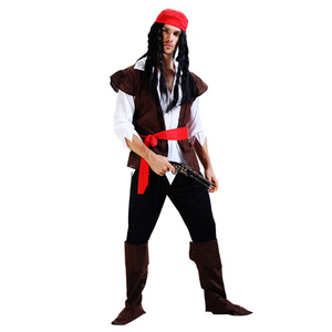 Disfraz <span class=keywords><strong>de</strong></span> Pirata Elegante <span class=keywords><strong>para</strong></span> Hombre en Oferta <span class=keywords><strong>para</strong></span> Cosplay, Juego <span class=keywords><strong>de</strong></span> Rol y <span class=keywords><strong>Halloween</strong></span> - Product Image 5