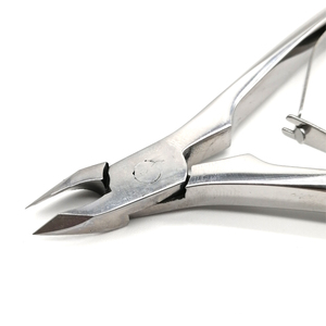 Pince à cuticules personnalisable avec logo, outil de manucure et pédicure, nettoyage des cuticules, nail art, acier inoxydable, pince professionnelle - Product Image 2