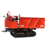 0,8 T 800kg Selbst laden der Raupen kipper Mini Crawler Dumper Diesel Transporter Dumper