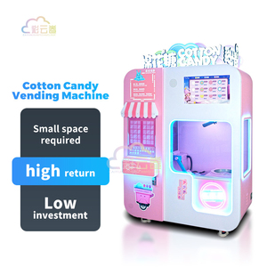 2025 New Commercial Full Automatic <strong>Cotton</strong> <strong>Candy</strong> Vending Machine Self-Service Robot <strong>Sugar</strong> for Business - Product Image 2
