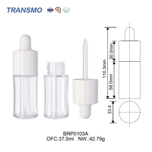 Botella de Plástico con Gotero, Personalizable con Logotipo, Botellas de Plástico con Gotero de 37 ml, Envase de Plástico con Gotero - Product Image 2